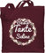 Baumwolltasche - Beste Tante - Boho Blumenkranz mit Name - Unisize - Bordeauxrot - auntie tanten taschen für personalisierte tasche geschenke leinenbeutel ideen jutebeutel personalisiertes
