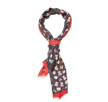 Moschino Pashmina Spielzeug - Fuchsie, mehrfarbig, Einheitsgröße