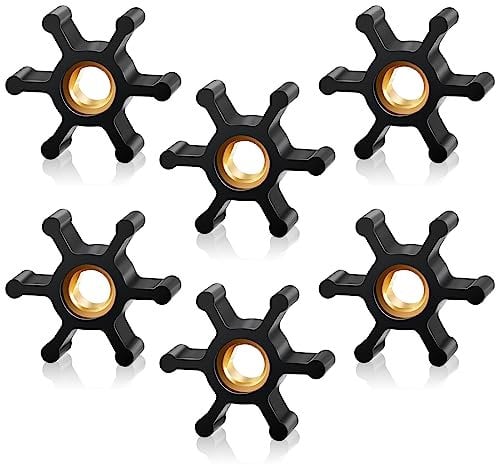Fabbay Utility Pump Replacement Impeller for Utility Water Transfer Pumps, Utility Pump Impeller Transfer Pump Impeller Compatible with Trupow Model PAS-30 and PDS-30(6 Pack)