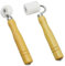 Wallpaper Seam Roller, 2 Pcs Wooden Handle Wallpaper Scorer Tools and Smoother Tool, Wallpapering Seam Sealer, Heavy Hand Pressure Roller for Home Decoration and DIY