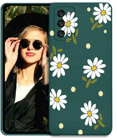 POUHYE Handyhülle für Samsung Galaxy Note 20 / Note 20 5G, Silikon TPU Schutzhülle mit Kamera Schutz, Tough stoßfest, Dunkelgrün