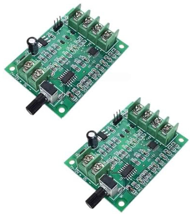 2PCS DC brushless motor drive board module speed control board 7V-12V optical drive hard disk motor controller (7-12V)