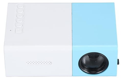 Mini Proyector, 1080P Full HD Proyector Led Compatible con Portátiles, Pc, Tabletas, Teléfonos Móviles, Proyector Vídeo Inteligente Cine En Casa para Dormitorio Al Aire Libre