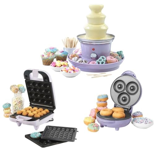 Kitchen Utensil Mini Treat Chocolate Fountain Doughnut Maker Snack Set