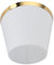 Lampenschirm, Stofflampenschirm 6,3 Zoll X 8,0 Zoll X 10,0 Zoll, Europäischer Stil, Moderner Lampenschirm für E27-Tischlampe und Stehlampe, Lampenschirm, Lampenschirme (PX129 weiß)