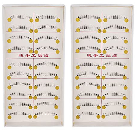 Plawee 20 Paires Main Sous Mode Bas Faux Cils Inferieure