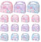 Naapesi Schmetterling Party Boxes, 12 Stück Schachtel aus Karton, Treat Box mit Schönes Schmetterlingsmuster, Schmetterling Geschenkbox für Kinder Geschenke Geburtstags Party Zubehör
