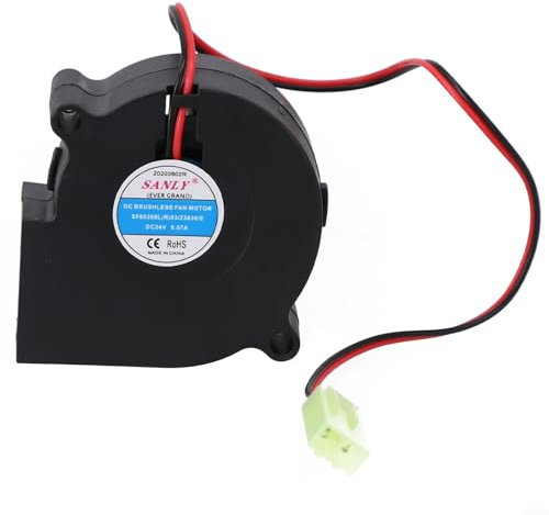 HEBEOT Fireplace Fan, For SF6028SL 24V - DC Electric Fire Fan Motor - 7511020 For Electric - Fire Brushless Fan Motor Unit