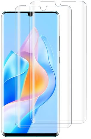 Agedate 2 unidades para Huawei P30 Pro Protector de pantalla de cristal templado, 9H resistente a los arañazos Protector de pantalla para Huawei P30 Pro Protector de pantalla de cristal protector de