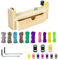 QUTHZZHY Paracord Jig Armband Maker Bracelet Maker Paracord Armband Herstellen Kit mit 10 Regenschirm Seile und 10 Kunststoff-Verschlüsse für Regenschirm Seil Weben Diy