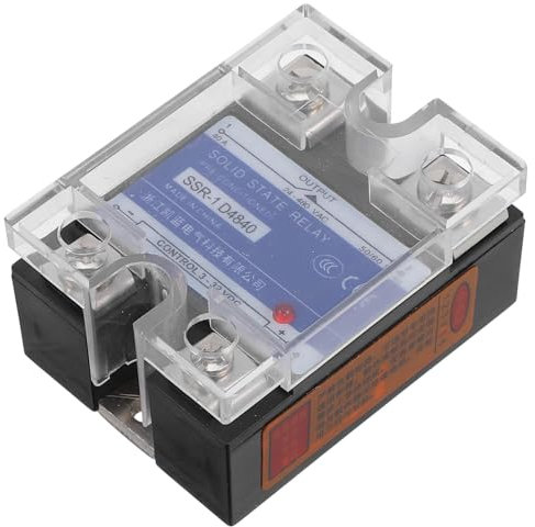 PartyKindom Halbleiterrelais Thermostat-solid-state-relais Thermostatrelais Zustandsrelais Für Thermostat Zustandsrelais Einphasig Solid-state-relais-modul Dc-relais Sfp-modul Aluminium