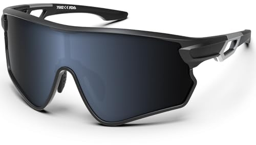BEACOOL Sport Sonnenbrille Polarisiert Fahrradbrille Herren Damen Sportbrille für MTB Rennrad Radfahren Biking Laufen Enduro mit UV400 Schutz