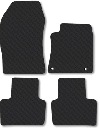 Vauxhall Astra (2022+) [Sports Tourer] 5mm Rubber Car Mats | Heavy Duty Rubber Tailored Fit Floor Mats Full Coverage Durable Waterproof Accessories Easy Clean Anti Slip Made in the UK