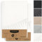 Hausfelder 2er Set Topper Spannbettlaken 180x200cm bis 200x200cm - bis 15cm Steghöhe, 100% Baumwolle Bettlaken 180 x 200 cm bis 200 x 200 cm, Spannbetttuch und Topperbezug Weiß