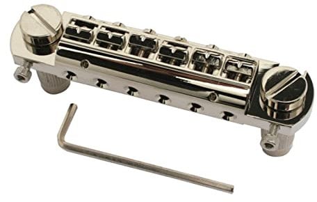 Duesenberg Wrap Around Bridge 81,5mm, Nickel HW01N - Gitarren Ersatzteil
