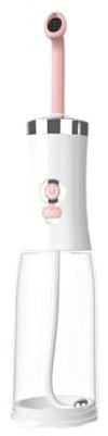 WYJRO Poire À Lavement Intime Anus Enfant Homme Femme,Bidet Portable pour Camping Soins Post Partum,Modèle Rechargeable Bouteille Périnéale,Rose,A
