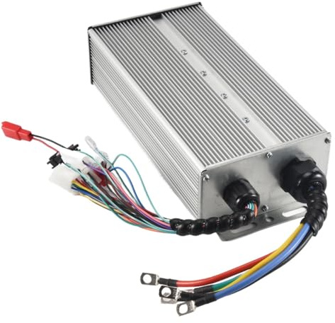 ZMLMAJJ Controller Intelligente for Motore Brushless da 48V A 72V, 5000W, Controller FOC for Triciclo, Auto Elettrica