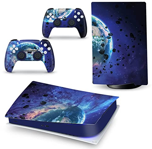 Kompatibel Mit Skin Aufklebern Anime Aufkleber Skin Für PS5 Disk Edition Konsole Und 2 Controller Vinyl Cover Skins Wraps, Blasenfrei, Langlebig, Kratzfest 70107 Aufkleber Cover Wrap