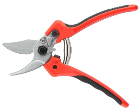 FELCO 171M Gartenschere Bypass für mittlere rechte Hände – Präziser Schnitt bis 20 mm – Gehärtete verchromte Stahlklinge – Ergonomischer PU/TPR Griff – Hergestellt in der Schweiz