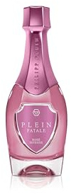 Philipp Plein Plein Fatale Rosé Intense 50 ml, Eau de Parfum Damen | Blumig-fruchtige Duftkomposition mit Gourmand-Noten, Rosa Glasflakon in Champagnerflaschen-Form
