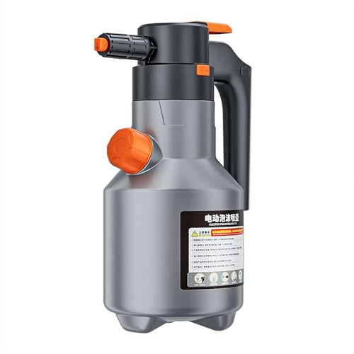 2L Electric Snow Foam Pump Sprayer, 8BAR Foam Sprayer Cordless Handheld Pressurized Sprayer Car Wash Sprayer for Home, Garden, Car Beauty and Cleaning