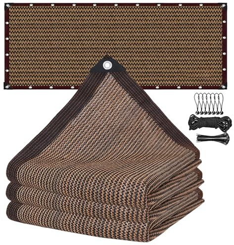 Red de Sombra 3x6m con Ojales, Malla Sombra 95% UV Toldo Vela de Sombra, Red de Sombra Al Aire Libre para Invernadero, Jardín, Pérgola, Patio Césped