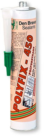 Mastic colle tuile Polyfix 450 cartouche 300ml Den braven