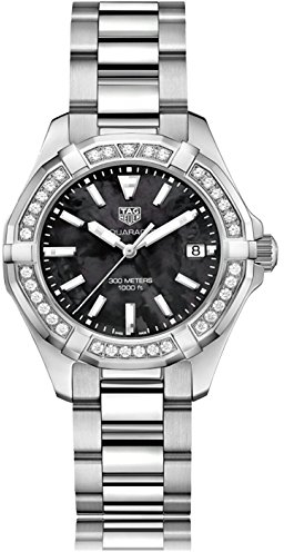 Tag Heuer Aquaracer 300 m schwarz Mutter von Pearl 35 mm way131p. ba0748