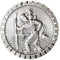 Richter Heiliger St. Christophorus Medaille Emblem Plakette 4,5 cm HR Art. 183