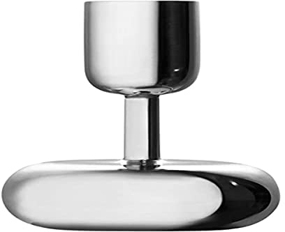 Iittala Kerzenständer Nappula Edelstahl 107mm silber