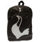 Tottenham Hotspur Football Club React Black Backpack Silver Foil Crest Badge School Gym