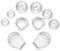 Badebombe Formen DIY Badebombe Kit für Crafting handgemachte Spa Bomb Fizzy Crafting Formen DIY Machen Lieferungen, Runde Kugel Form(Set 1)