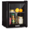 KLARSTEIN Brooklyn Mini Frigo, Frigo Portatile da Camera, Frigorifero Piccolo Silenzioso da Ufficio, Mini Frigo Bar con Illuminazione Interna e Ripiani Rimovibili, Frigo Bar da Campeggio 12-18°C, 24L