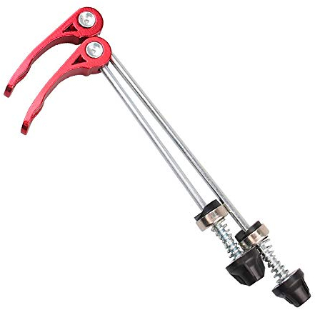 VOANZO Radnabe Vorder- und Hinterradspieße Schnellspanner Bolzenhebel für Rennrad Mountainbike MTB (Rot)