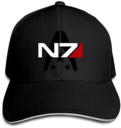 zhouzhou Mass Effect Alliance N7 Special Forces Flex Baseball Cap White Black