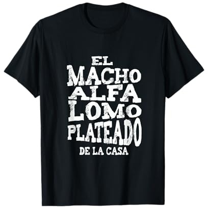 Macho Alfa Lomo Plateado Maglietta