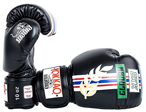 YOKKAO Muay Thai First at The Race Boxing Gloves - Black - 12oz