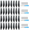 Propeller für DJI Mini 3 Ersatzpropeller Blätter Geräuscharm Zubehör für DJI Mini 3 Drohnenzubehör Exklusive Schrauben & Schraubendreher 32 Pcs Silberne Spitzen