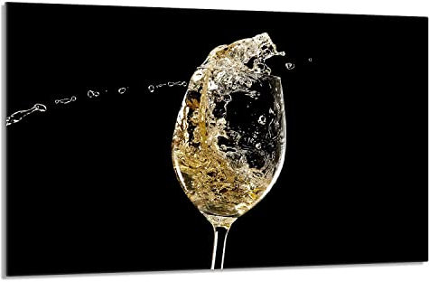 DarHaus Copri piano cottura induzione 80x52 cm copertura per piano cottura in vetroceramica 1 pezzi universale per piastre di cottura paraspruzzi tagliere in vetro temprato, Vino nero