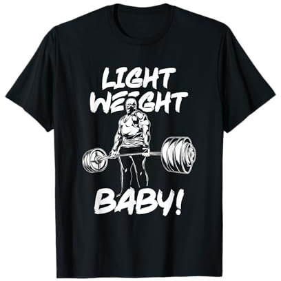 Leichtes Baby Ronnie Coleman Bodybuilding Gym Motivation T-Shirt