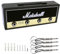Abiemuce Marshall Porte Clef Mural, Jack Rack JCM800, Boîte à Clés JCM800 Porte-clés Guitare, Marshall Porte-clés mural, Marshall Porte-clés Audio,Porte Clef Marshall, Avec 4 Prises de Guitare