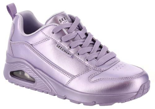 Skechers Uno- Galactic Gal, Scarpe da Ginnastica Donna, Lavender Duraleather/Jersey, 36 EU