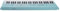 Electric Piano Keyboard, Keyboard Piano 8 Tones 5 Rhythms Dual Power System 54 Key Adjustable Volume for Outdoors for Learning (Blue)