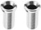 RDNKVB 2 Pieza Desague Tapon Fregadero,Tornillo de Colador de Fregadero,Cocina Tornillo Hueco Acero Inoxidable Espesar 304 Tornillo Hueco para Válvula de Desagüe Tornillo de Enchufe M12 25mm