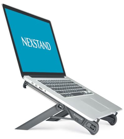 K7 Laptop Stand, Foldable Portable Laptop Stand, Ergonomic Laptop Riser for Desk for MacBook and Laptops 10-17,Balck, Lightweight,