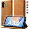 Ailicici für Samsung Galaxy A34 5G Hülle Leder [Mit A34 Schutzfolie] Handyhülle für Samsung A34 5G Hülle Klappbar Leder Flip Wallet Stoßfeste Case Schutzhülle Klapphülle für Samsung Galaxy A34 Hülle