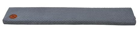 Prime Cat Window Lounger for Cats, Windowsill with a Non-Slip Backing, Cat Bed Windowsill, 50 cm x 20 cm, Made in European Union (Grey Quilted, 100 x 20 x 3 cm)
