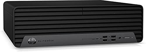 HP EliteDesk 800 G6 SFF Desktop Computer PC Intel Core i5 10500 3.1GHz 16GB RAM 256GB NVMe SSD Intel UHD 630 Windows 11 Pro (Renewed) 122J1ET#ABU