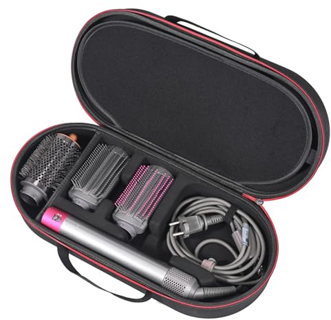 RLSOCO Tasche für Dyson Airwrap i.d. Multi-Haarstyler und -trockner - Hält 4pcs lang oder kurz Barrel (Nur Tasche,Haarstyler ist Nicht enthalten) - Schwarz