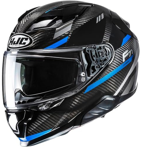 HJC, Integraler Motorradhelm F71 CARBON ESIRA Carbon Blue MC2, XXL